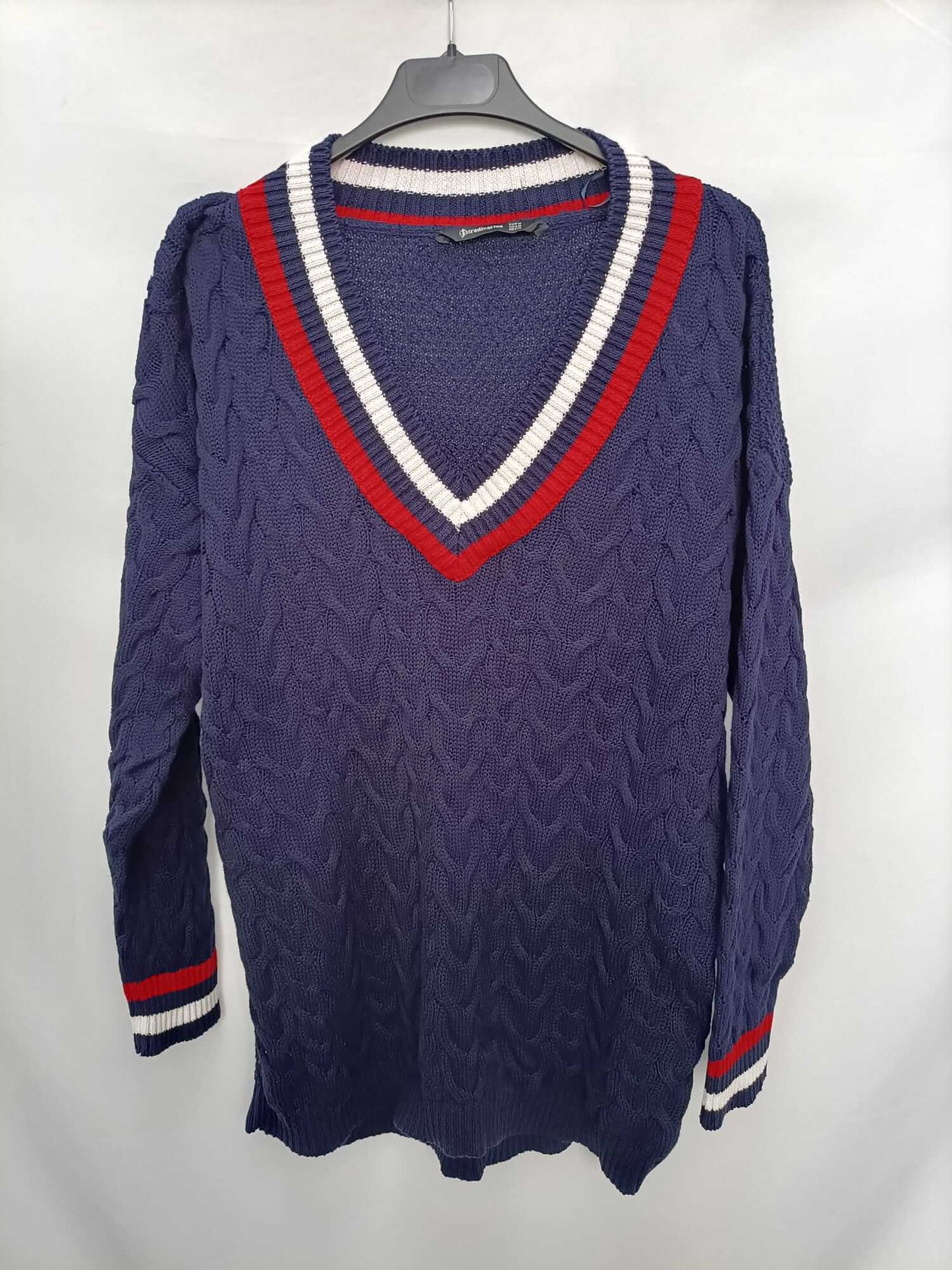 STRADIVARIUS. Striped peak jersey Tm