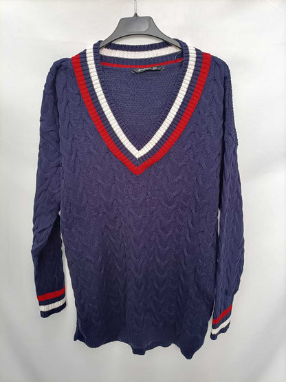 STRADIVARIUS. Striped peak jersey Tm