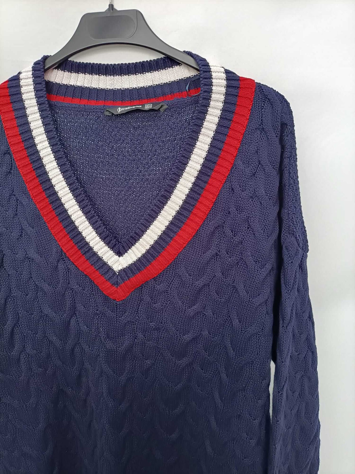 STRADIVARIUS. Striped peak jersey Tm