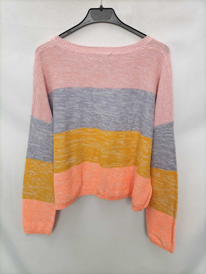 PRIMARK. Striped knit sweater Tm