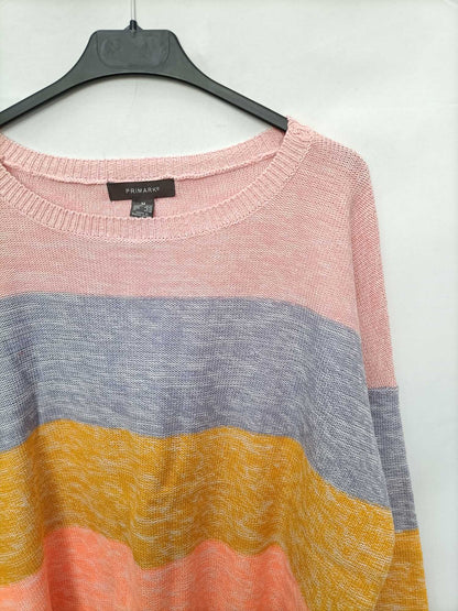 PRIMARK. Striped knit sweater Tm