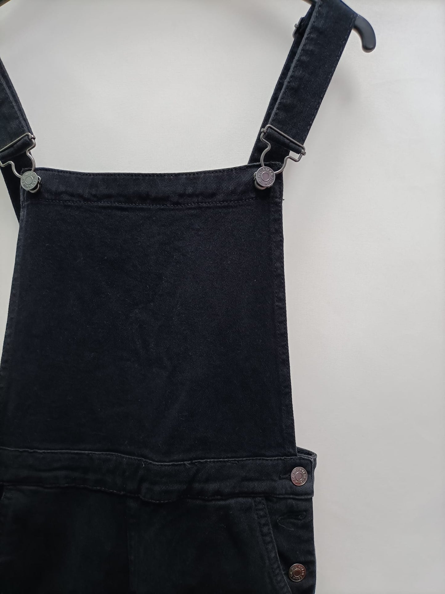 PULL&BEAR.Peto vaquero negroT.L