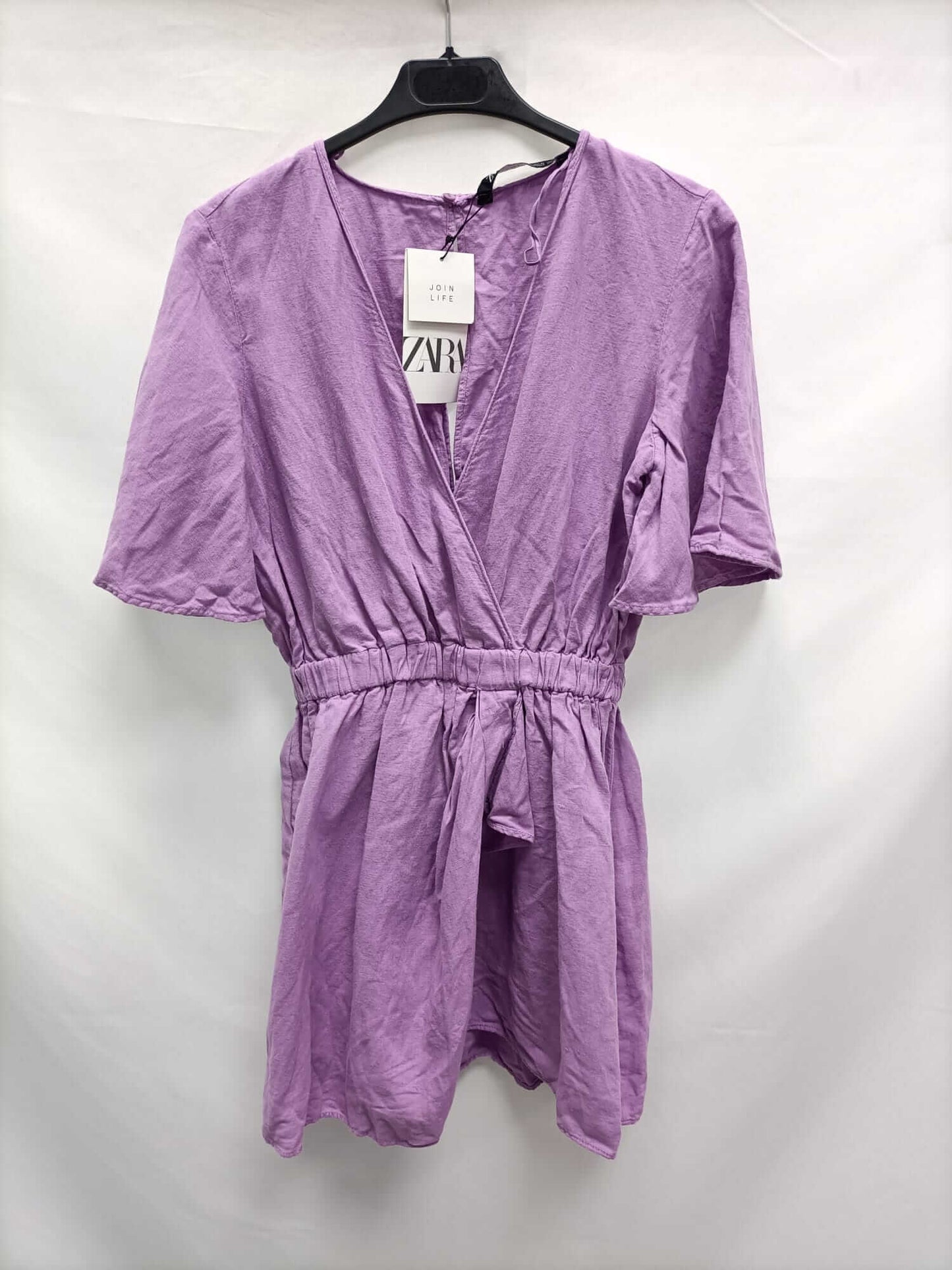 ZARA.Mono corto lila t.M