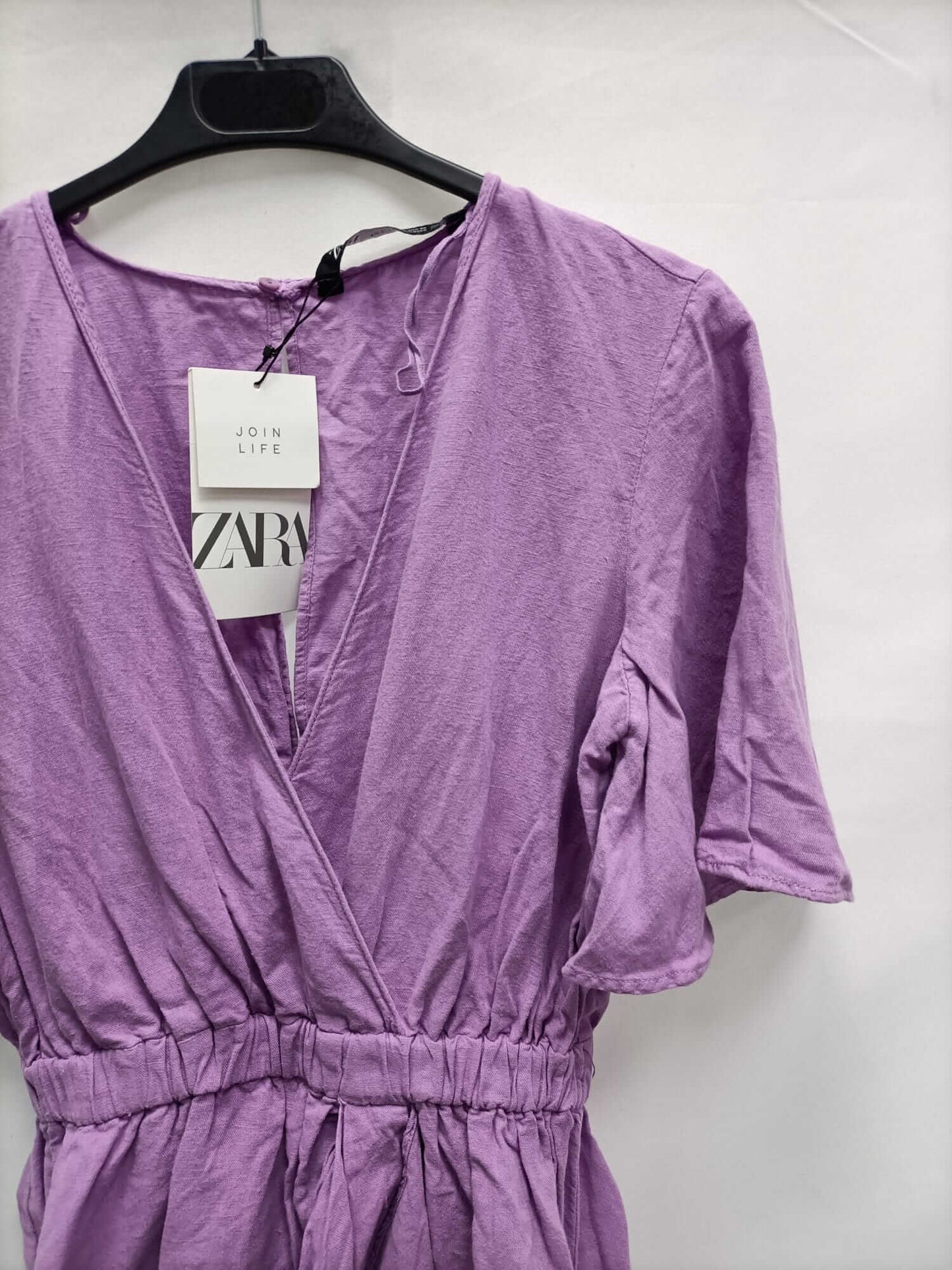 ZARA.Mono corto lila t.M