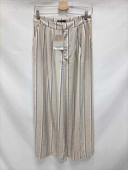 STRADIVARIUS.Pantalones palazzo rayas T.38