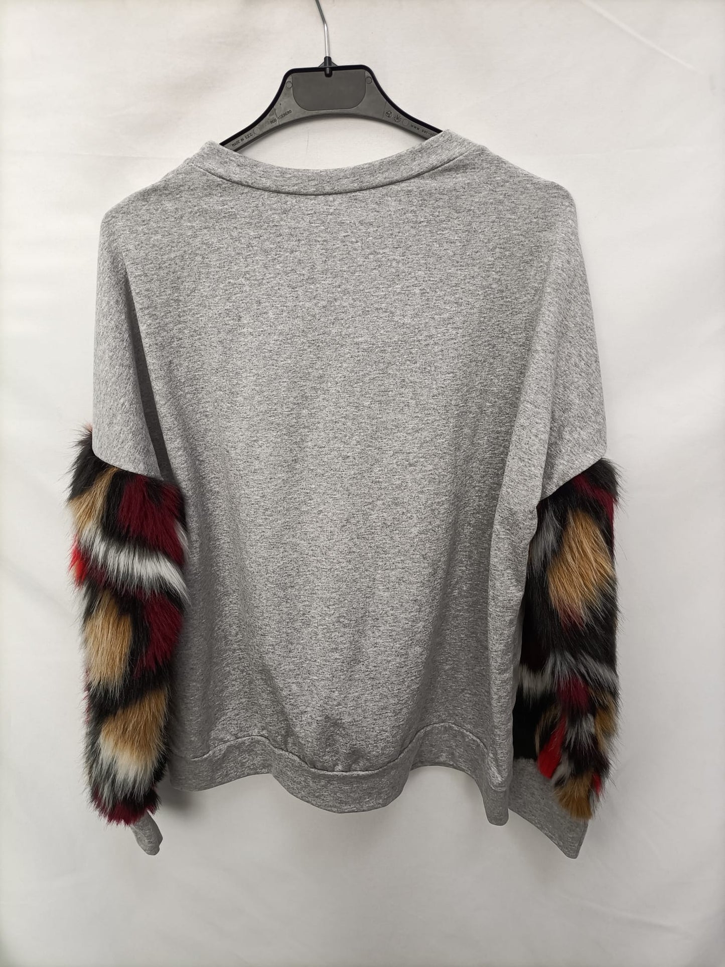 OTROS.Sudadera gris jaspeada TU (S)