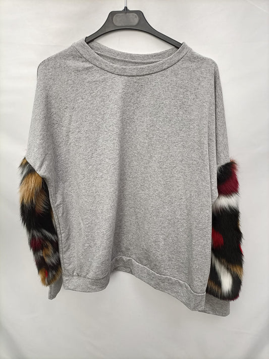 OTHERS.YOUR (S) Heathered Grey Sweatshirt