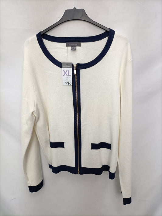 PRIMARK. Beige cardigan S.XL