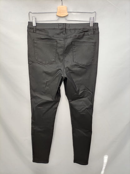 PRIMARK. Waxed skinny trousers size 42