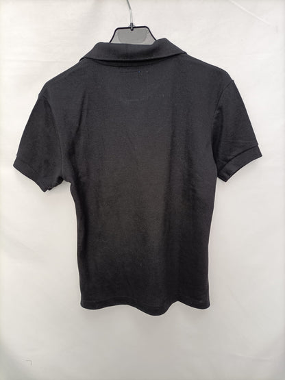 ABERCROMBIE.Polo negro T.XL