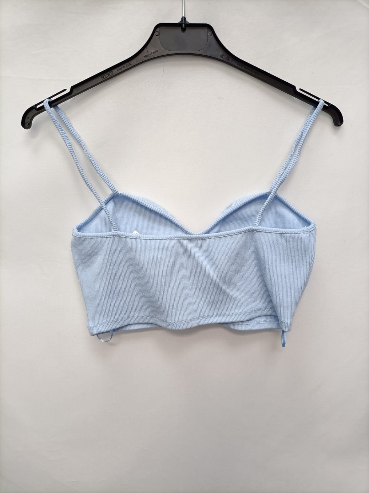 ZARA. Croptop azul T.s