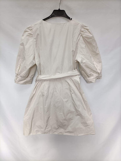 ZARA.Vestido beige T.M