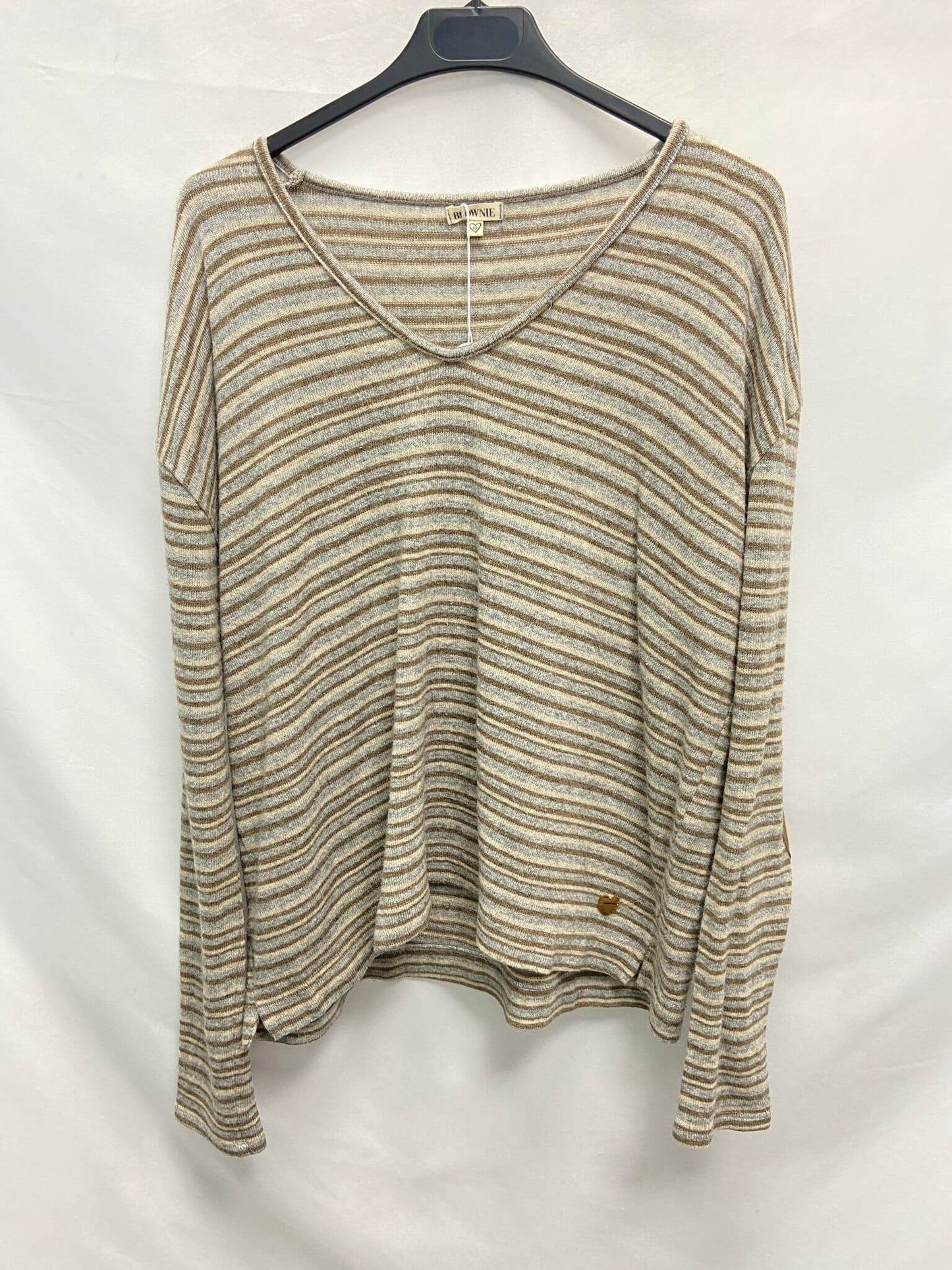 BROWNIE. Striped T.xs sweater