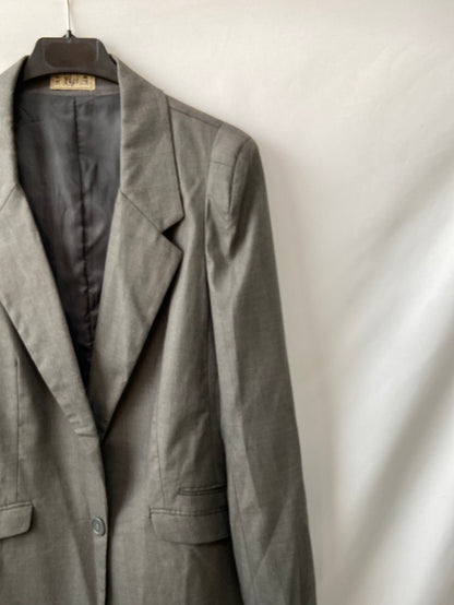 PULL&BEAR.Blazer gris T.m