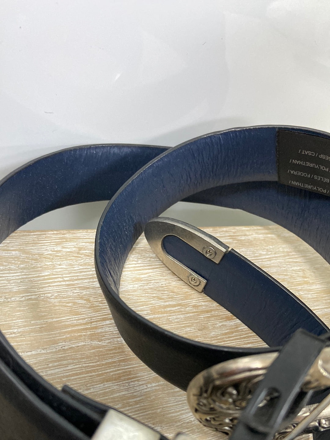 MANGO.Cinturón doble hebilla