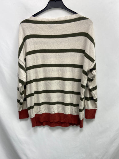 BASYCO JEREZ. Beige striped jersey Ts/m