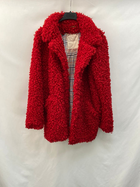 BASS10.Red sheepskin coat TM
