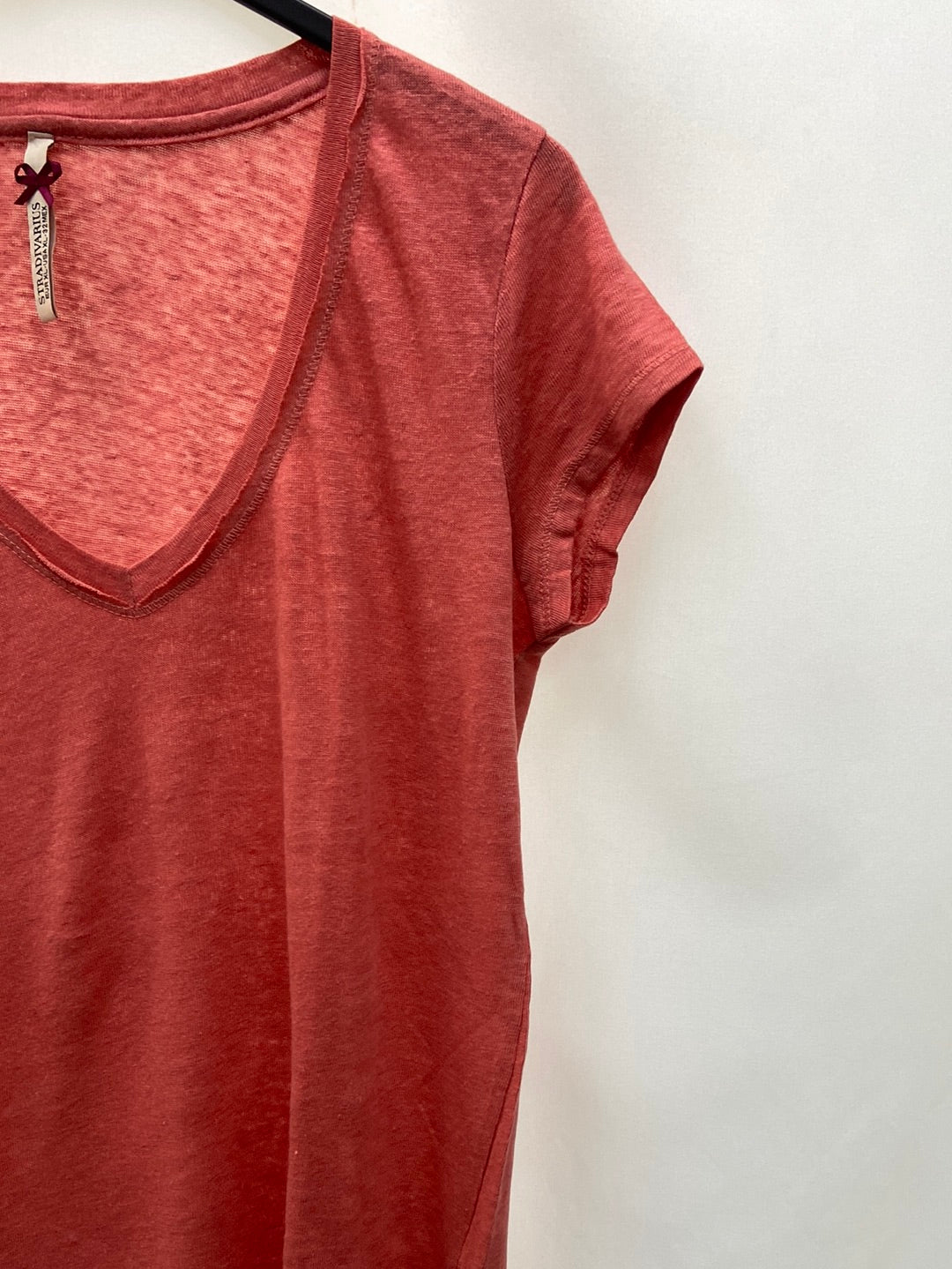 STRADIVARIUS.Coral TL basic t-shirt