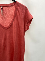 STRADIVARIUS.Camiseta básica Coral T.L