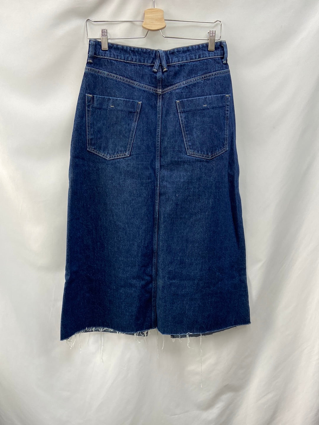 ZARA.Falda midi vaquera T.L