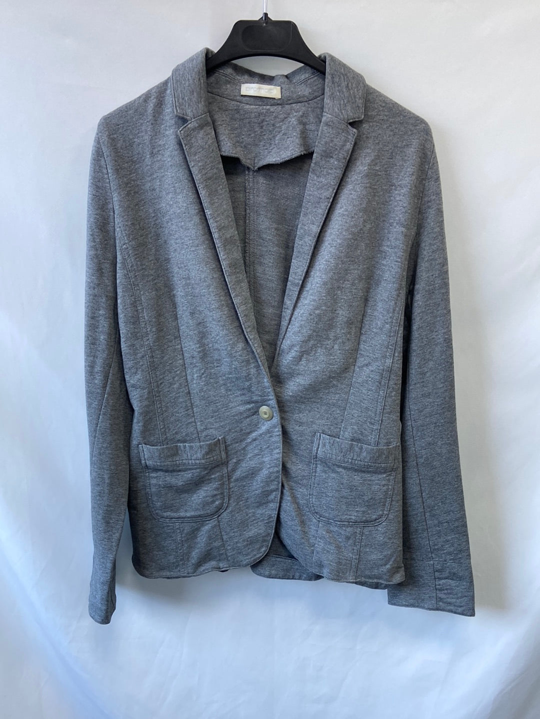 PROMOD.Gray cotton blazer S.38