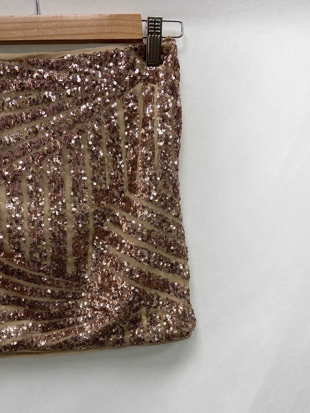 FOREVER21. Falda corta lentejuelas T.S