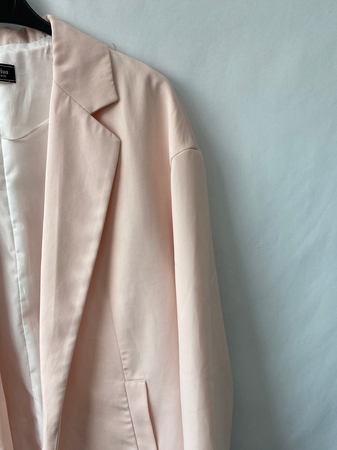 STRADIVARIUS.Blazer rosa palo T.S