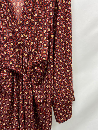 OTRAS.Vestido corto estampado T.M