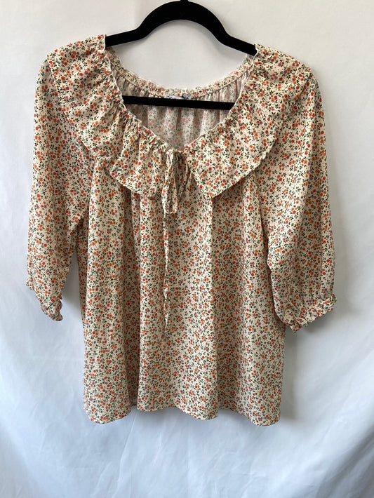 VALENTINA. Floral blouse TL
