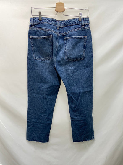 MarketMANGO.Pantalones rectos deshilachados T.38