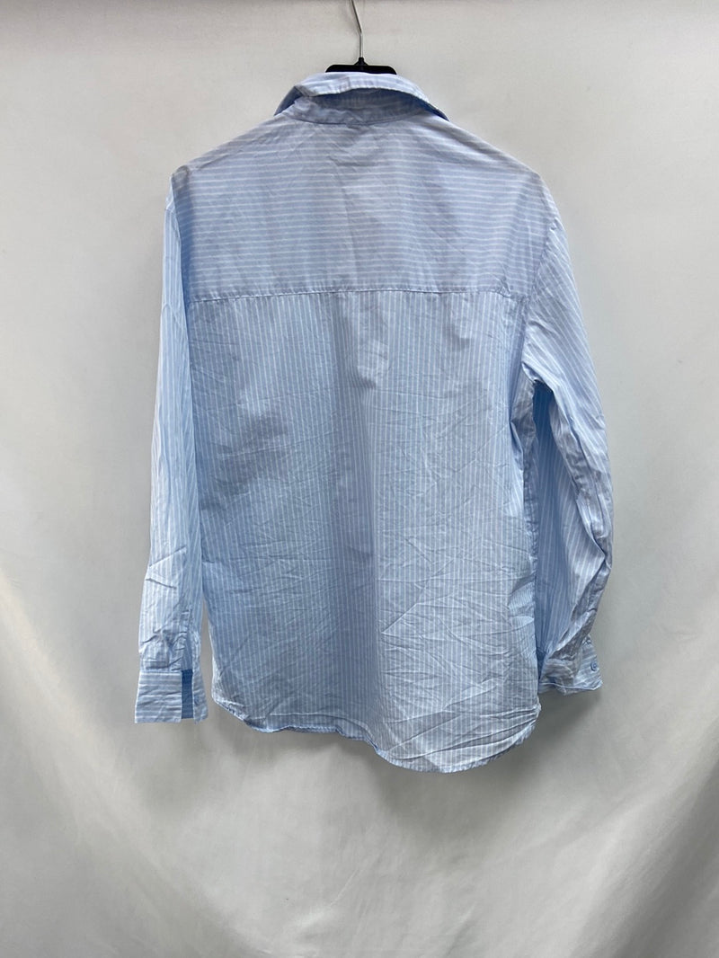 H&M.Camisa rayas azules y blancas T.XXS
