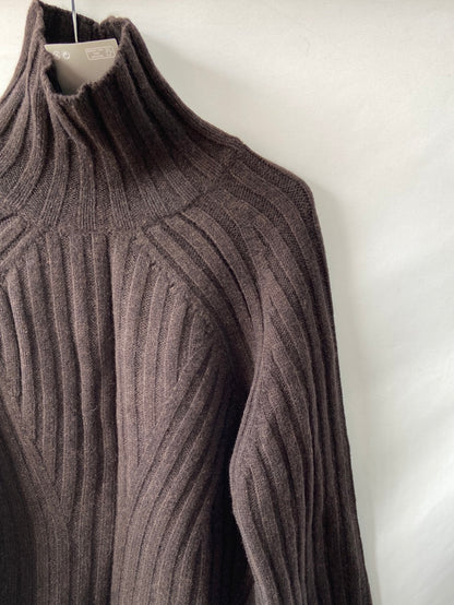 H&M.Jersey lana marrón oversized T.xs