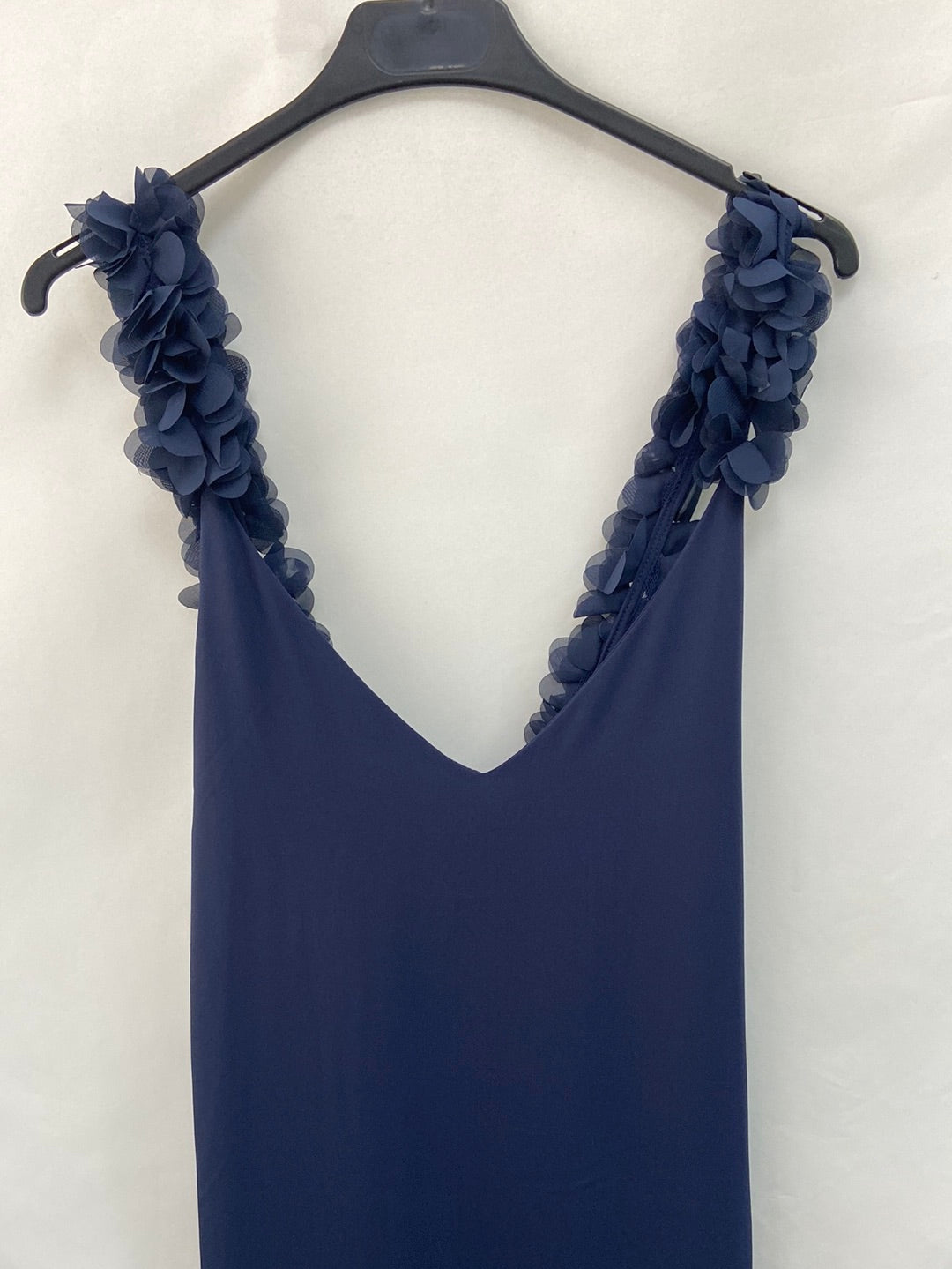 BY CLÉA.Long blue petal dress (36,38)