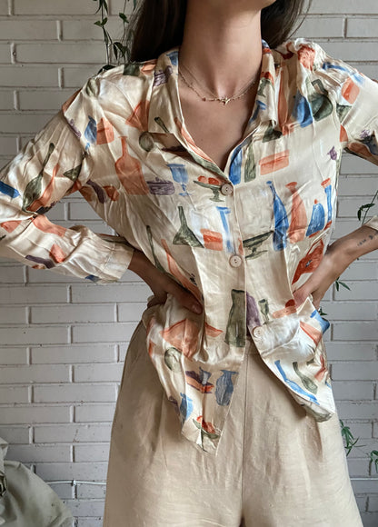 Blusa estilo vintage 40(s)