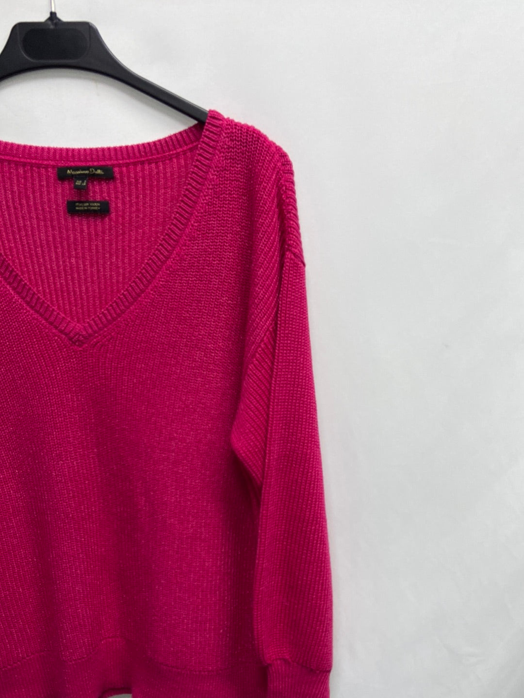MASSIMO DUTTI. Jersey de punto rosa T.s