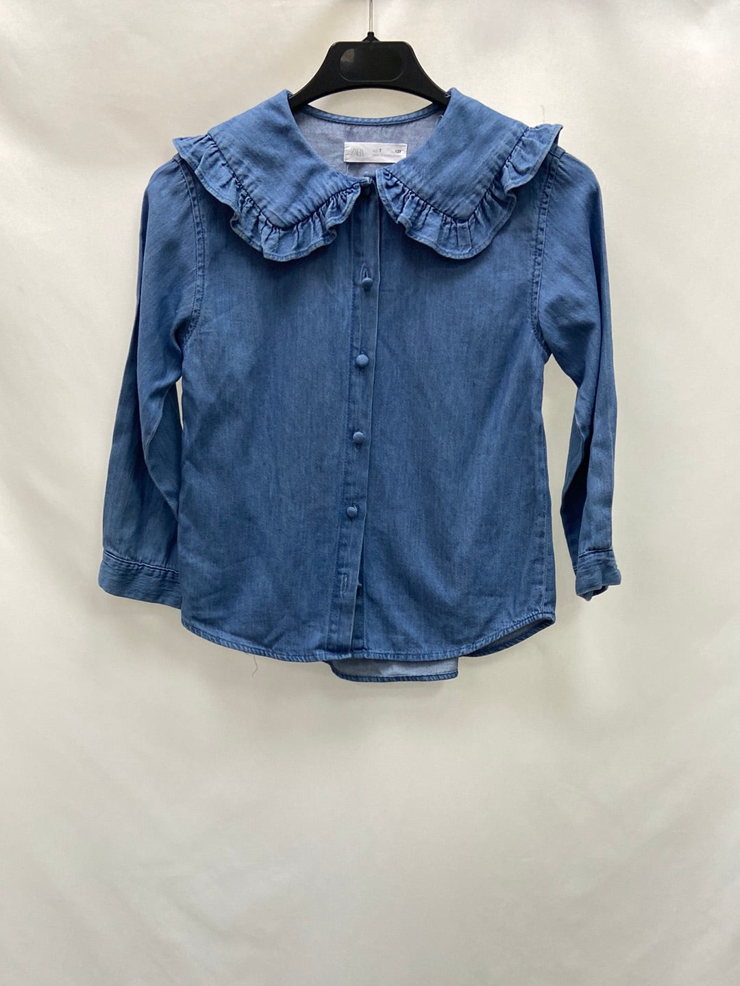 ZARA.Camisa vaquera T.7 años
