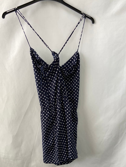 ZARA. TS polka dot short jumpsuit