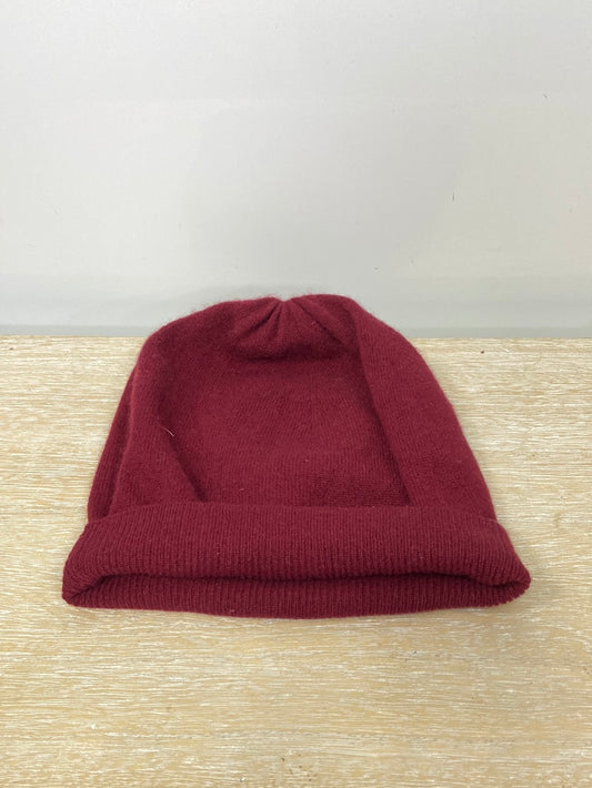 NS CASHMERE. Gorro burdeos de cashmere TU