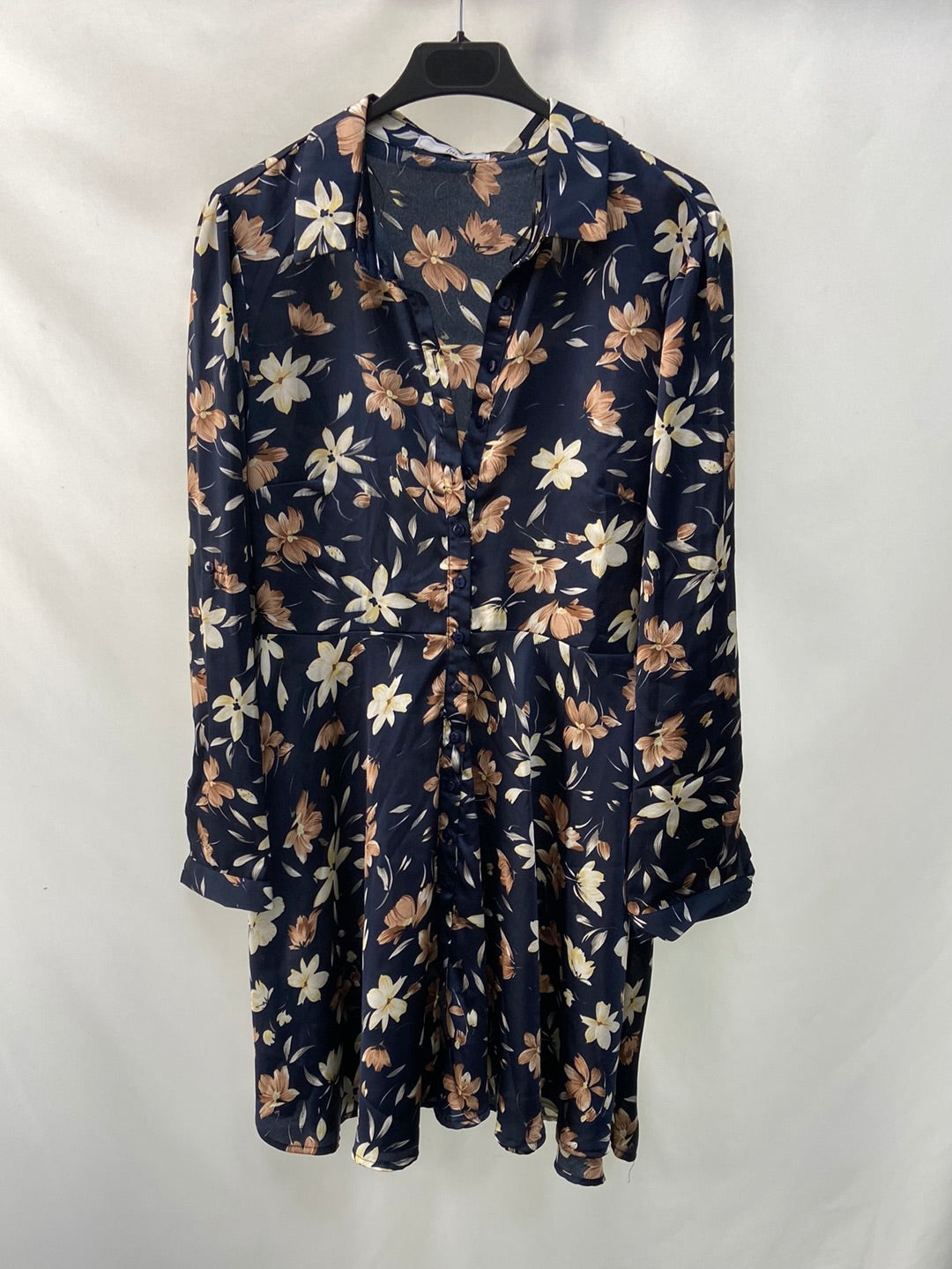 LM.Vestido camisero flores T.S