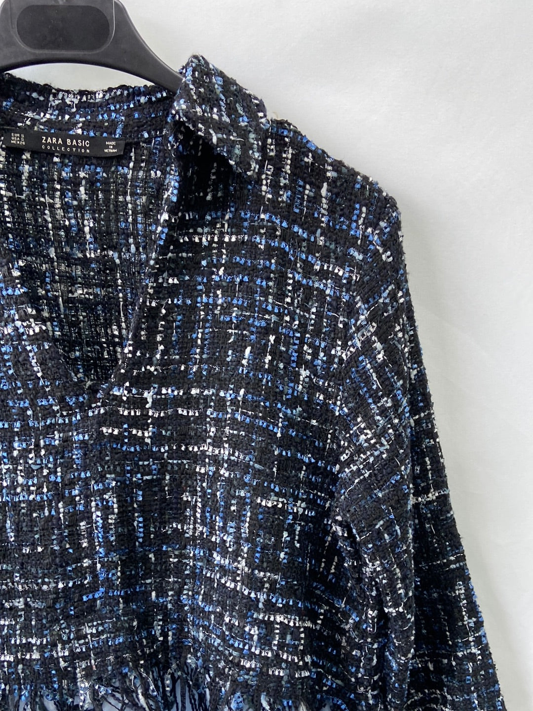 ZARA.Top doble textura T.S