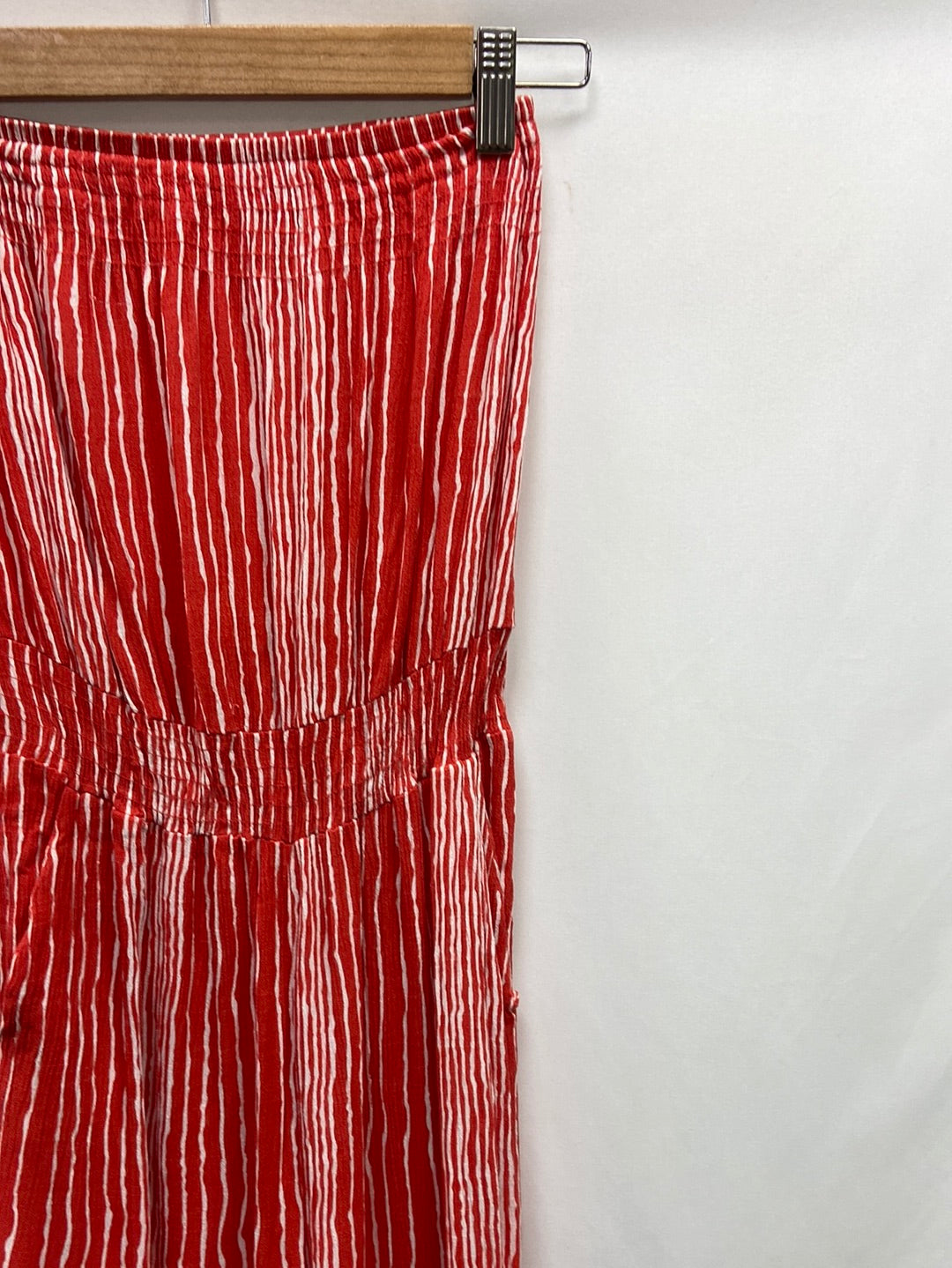 CHOCOLATE. TS strapless striped jumpsuit