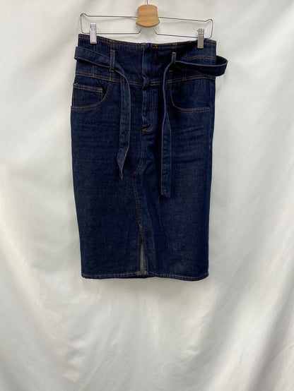MANGO. Midi denim skirt TM