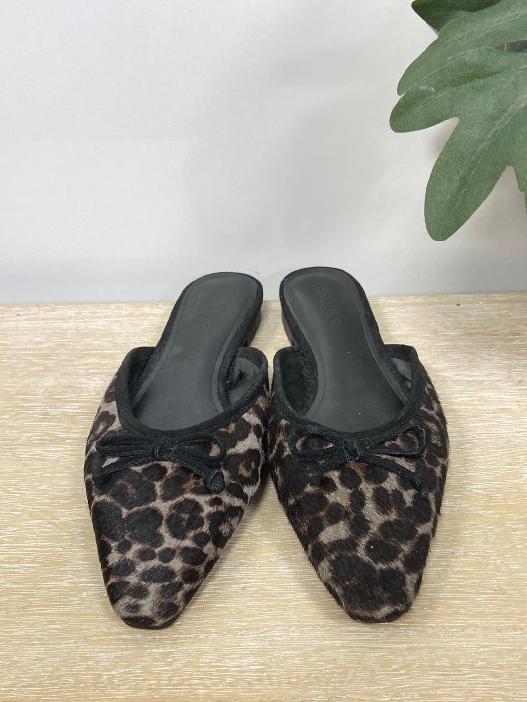 MANGO.Mules animal print T.37