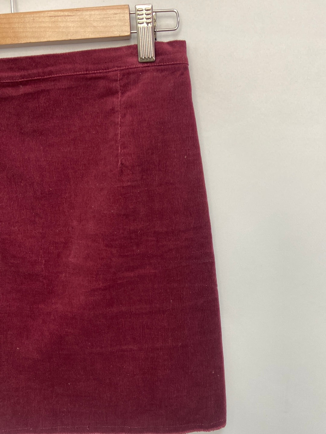 RENATTA&GO.Falda mini micropana burdeos T.36