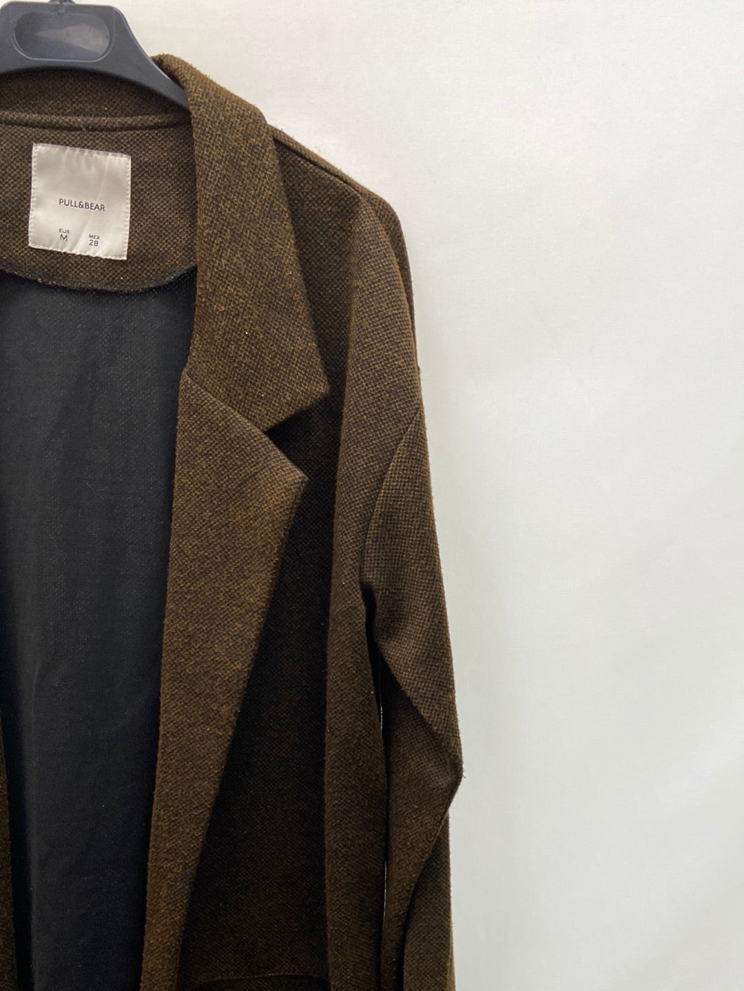 PULL&BEAR.Blazer fluida jaspeada T.M