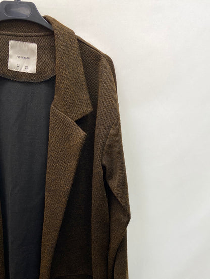 PULL&BEAR.Blazer fluida jaspeada T.M