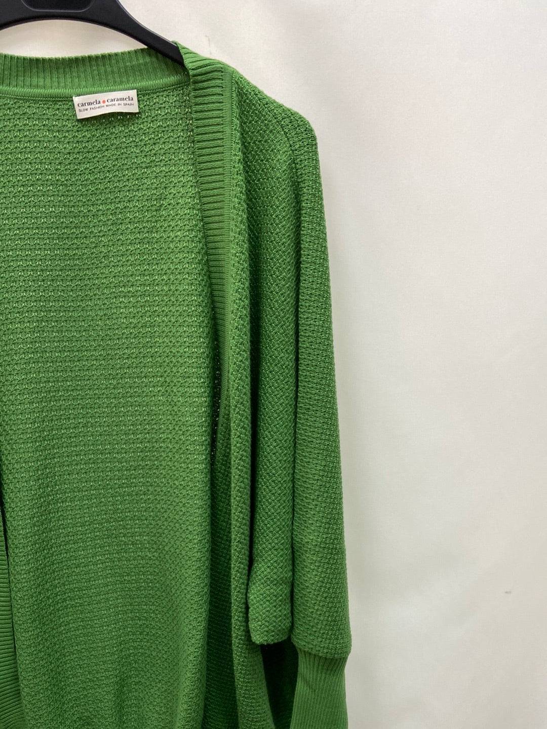 CARMELA CARAMELA.Green knit cardigan TM
