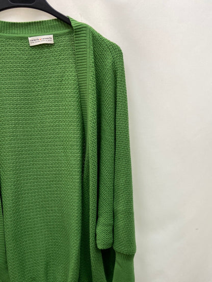 CARMELA CARAMELA.Green knit cardigan TM