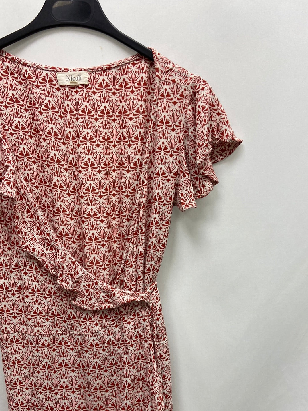 NÍCOLI.Vestido corto cruzado T.S