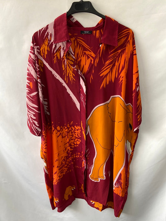 PARFOIS.Vestido camisero TU oversized